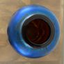 Colver France art glass, signed, iridescent blue, collectors item, vase Image 3