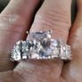 10KT White Gold Filled Ring Image 3