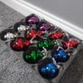 Retro Vintage Style Christmas Baubles one Box of x12 Glass Ornaments Image 10