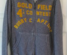 Benetton boys hoodie grey blue 11 years