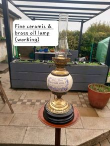 Antique oil lamp