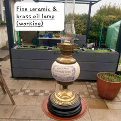 Antique oil lamp