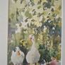 Original Watercolour ducks Painting Image 8
