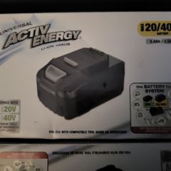 Heavy duty battery and works on all Ferex tools  activ energy 20-40v baterry