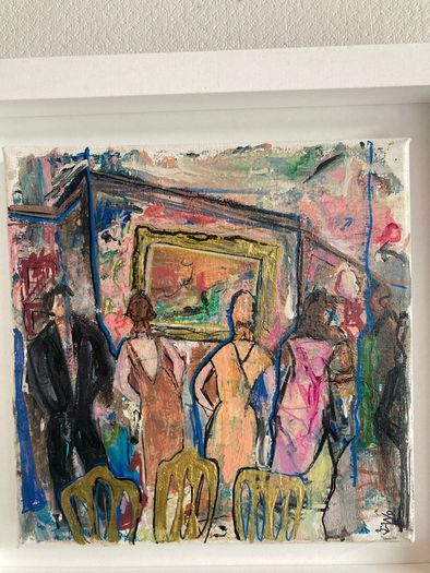 Framed Original Figurative Painting Contemporary Art Painting Irish Art Gift