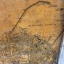 Large distressed map of Dublin Image 4