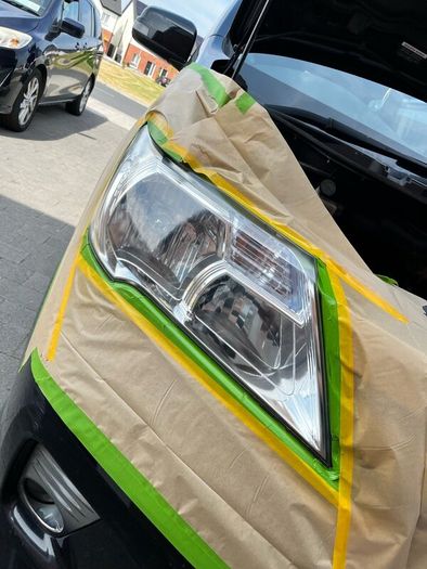 Mobile Headlight restoration