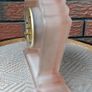Bagley Art Deco Frosted Pink Clock Image 4