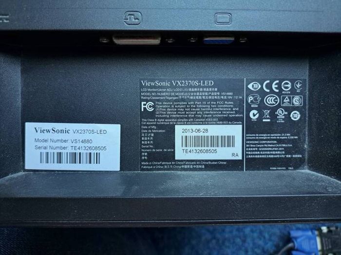 ViewSonic 23" Full HD Monitor