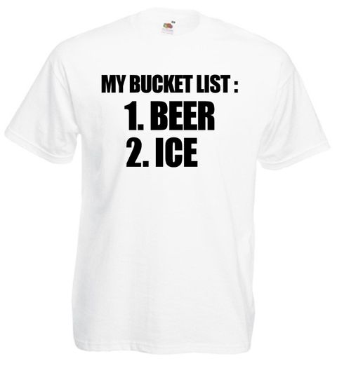 My Bucket List T-Shirt Gift Ideas for him Great Gift Present