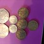 Vintage Pre-Decimal British Coin Job Lot (Pennies, 3d, Shillings & 1973 EEC 50p) Image 3