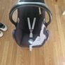 maxi cosi baby car seat 0-13kg can be used with or without isofix in very  good condition professional cleaned Image 6