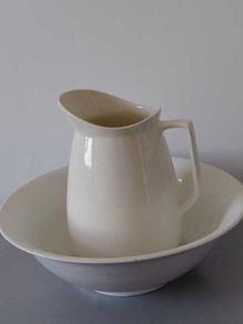 Antique  jug and basin