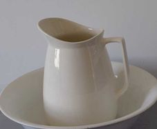 Antique  jug and basin