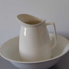 Antique  jug and basin