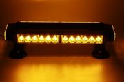 15'' 30LED 12V 30W 7 Modes LED Light Bar Roof Strobe Emergency Beacon Warning Flash Lamp Amber Car Van Trailer Camper Boat Truck