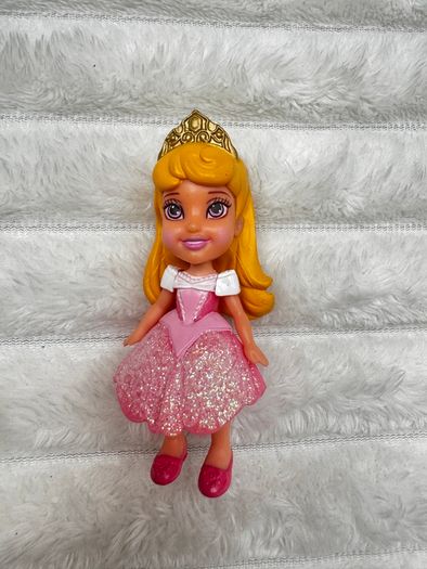 Disney Princess Mini Toddler Doll Sleeping Beauty Aurora approx. 9 cm. Used Please see photos