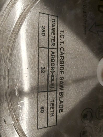 T.C.T saw blade