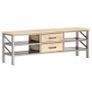 TV Cabinet 120x30x40 cm Solid Mango Wood Image 10