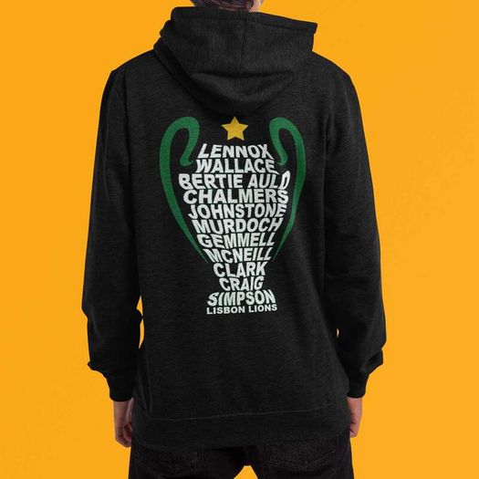 Celtic FC Lisbon Lions Trophy T-Shirt (Small To. 5XL)