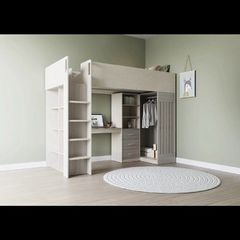 Jupiter High Sleeper Bunk Bed (Mattress not included)