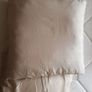 4 x 16" or 40cms Cushions in Beige Faux Raw Silk with Pearl and Crystal embellishments from Linens & Lace Image 9