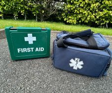 First aid bag and box
