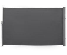 Retractable Sun Side Awning Screen Fence - Patio Garden Wall Balcony Screening Panel Outdoor Blind Privacy Divider (3x1.8M, Grey
