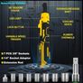 DeWalt compatible cordless ratchet and socket set Image 3