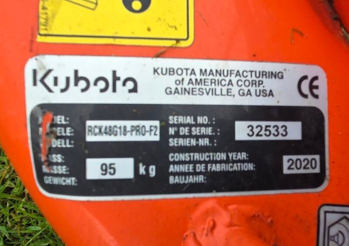 Kubota G21 High Dump