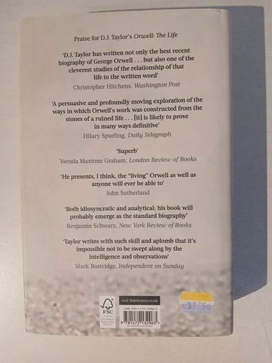 Orwell - The New Life by D.J. Taylor