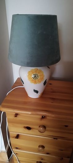 Vintage Avoca Blue lamp
