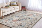 MULTIPLE SIZES AVAILABLE Homeware Rugs for Bedroom Living Room - Traditional Area Rugs 60x110 cm Serene Cashmere Style Soft Short Pile Vintage Rug - Carpet for Dining Room Easy To Clean