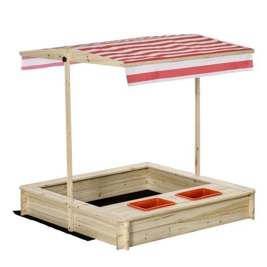 Kids Wooden Sand Pit Children Sandbox Playset Outdoor Backyard (FREE SHIPPING)