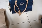 Manatary Large  Navy Handbag.   New - No Tag.