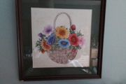 Framed Embroidered Picture