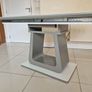 Glasstop Extendable Kitchen Dining Table Set Image 5