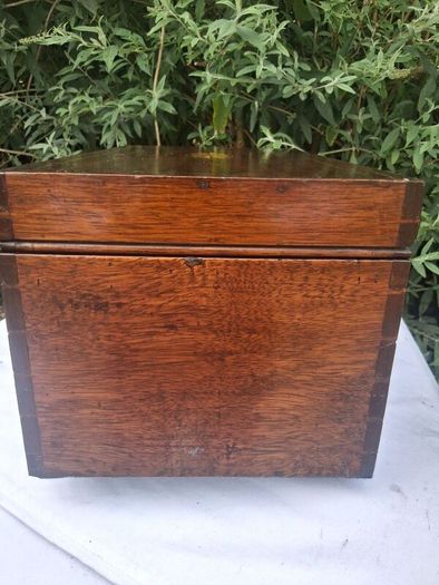 Sheraton Revival Large Mahogany Tea Caddy(Circa 1850)