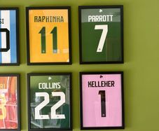 Kids football jersey picture frames