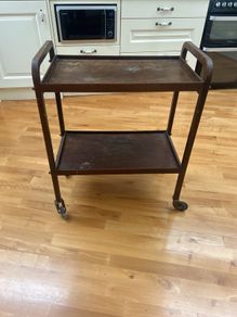 vintage tea trolly