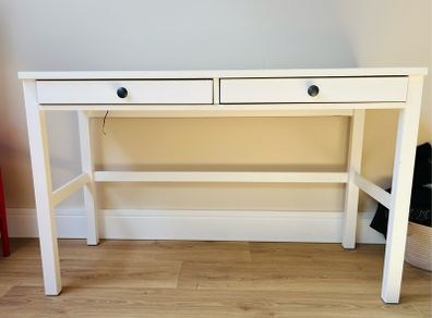Desk with 2 drawers IKEA Hemnes white
