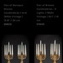 Pair of French Brass Candlelabras Image 5