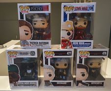 Assorted Funko Pop Vinyl Figures Star Wars Marvel etc