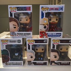 Assorted Funko Pop Vinyl Figures Star Wars Marvel etc