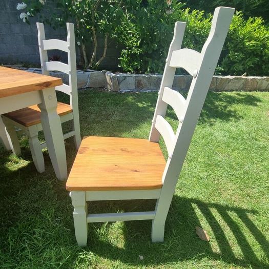 Solid Wood Dining Table and Chairs