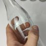329 - Set of 5 Vintage Clear Glass Collectible Decorative Mineral Water Bottles Image 7
