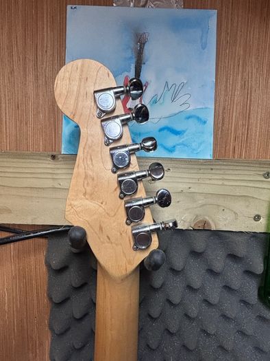 Fender Stratacoustic with Fishman Pickup.