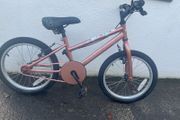 Girls rose gold bike 18"
