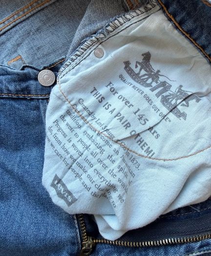 Levis 505 Vintage Jeans W38 L30 Blue Denim