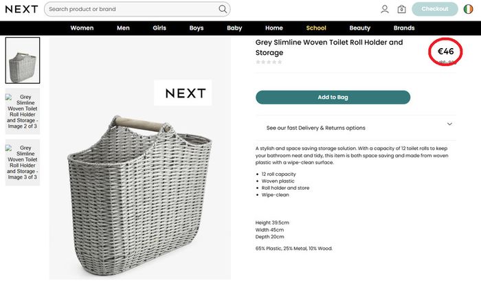 Toilet Roll Storage